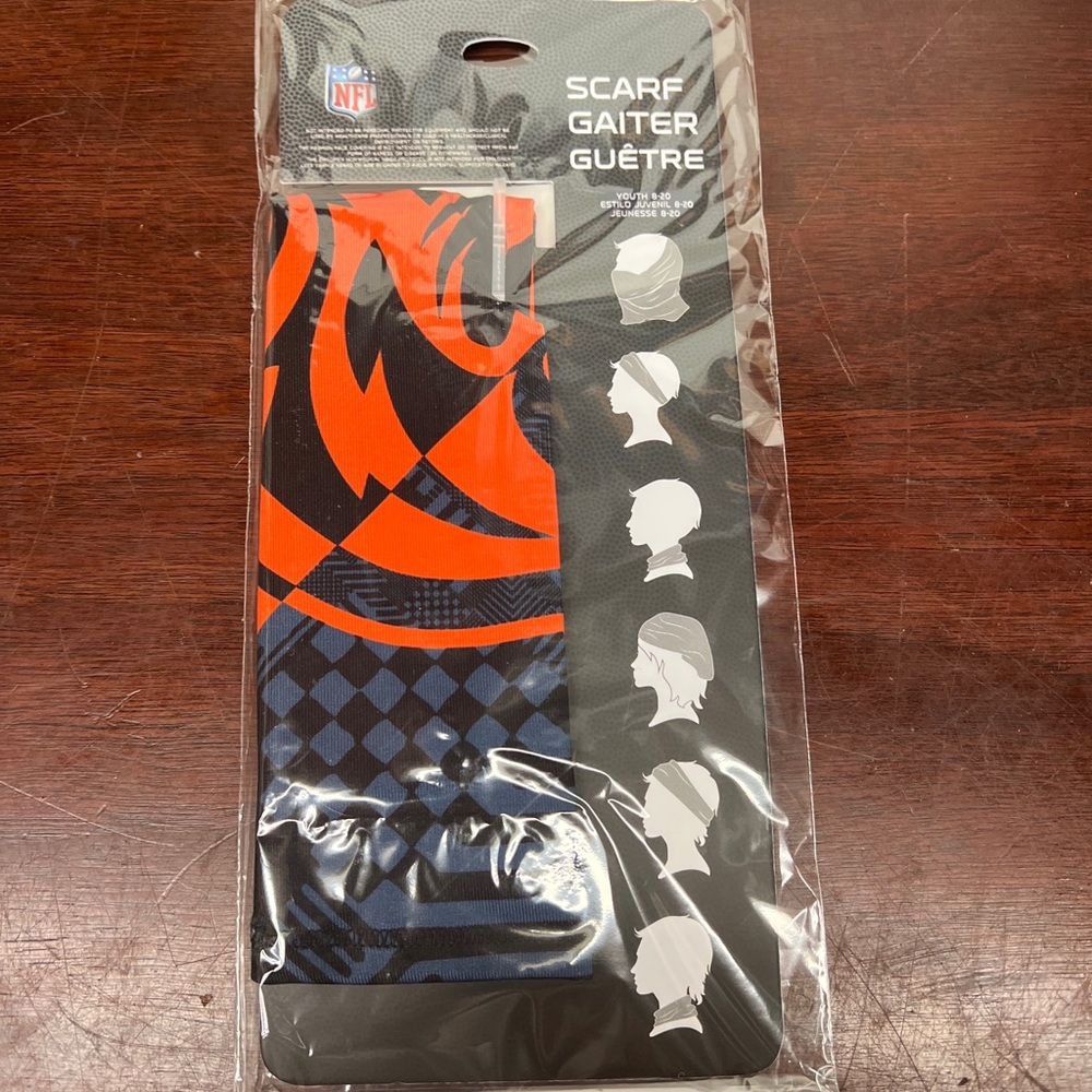 Cinncinnati Bengals Officially Licensed NFL Youth Scarf/HeadBand 8-20
